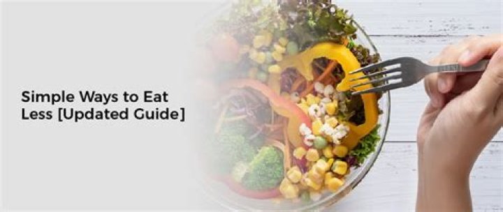 How to eat less?