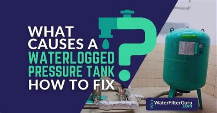 How to fix a waterlogged pressure tank?