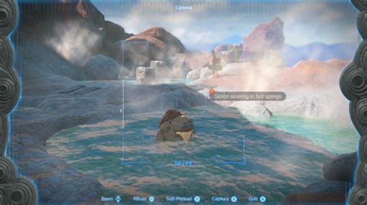 How to get goron hot springwater?