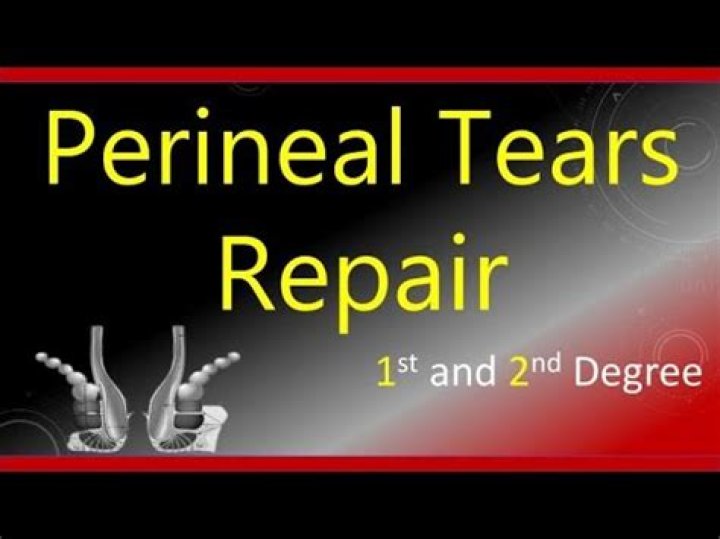 How to heal a periurethral tear?