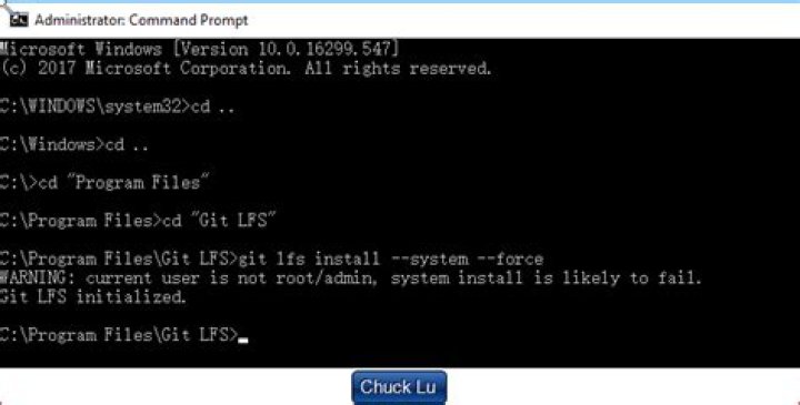 How to install git lfs on windows?