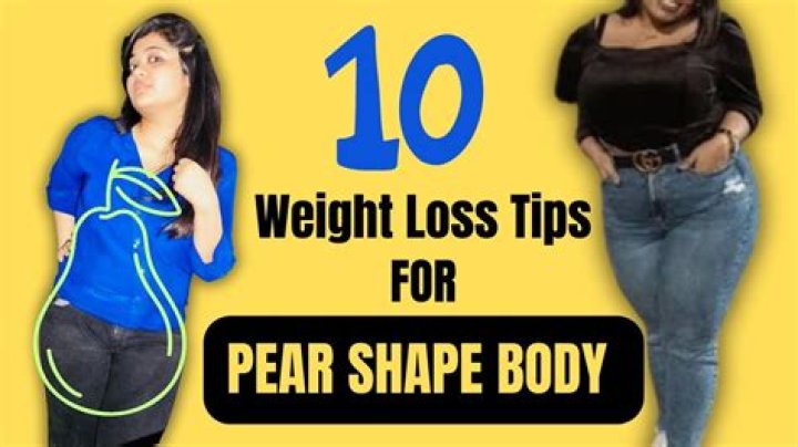 How to lose a pear shaped stomach?