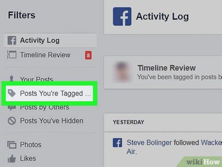 How to untagged someone on facebook?