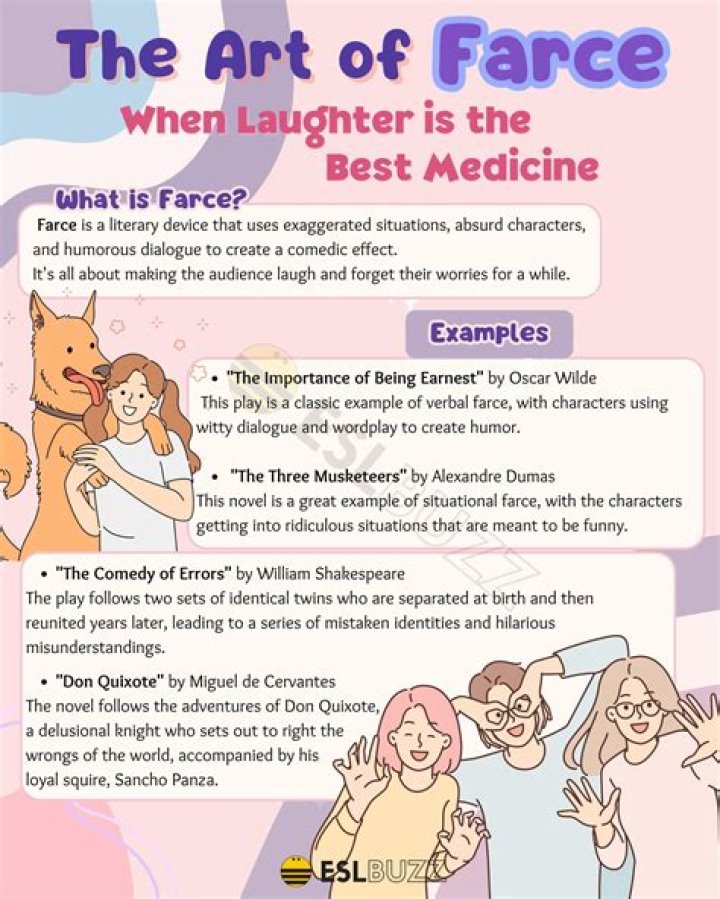 How to use farce in a sentence?