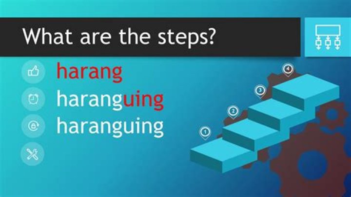 How to use haranguing in a sentence?