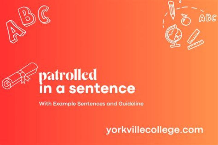 How to use patrolled in a sentence?