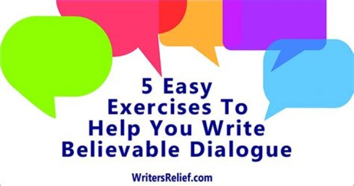 How to write believable dialogue?