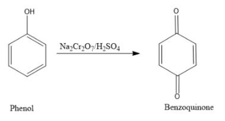 How will you convert phenol to benzoquinone?