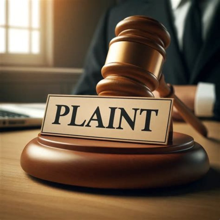 In a plaint meaning?