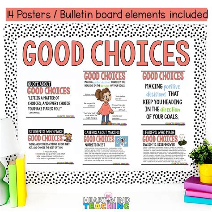 In making good choices?