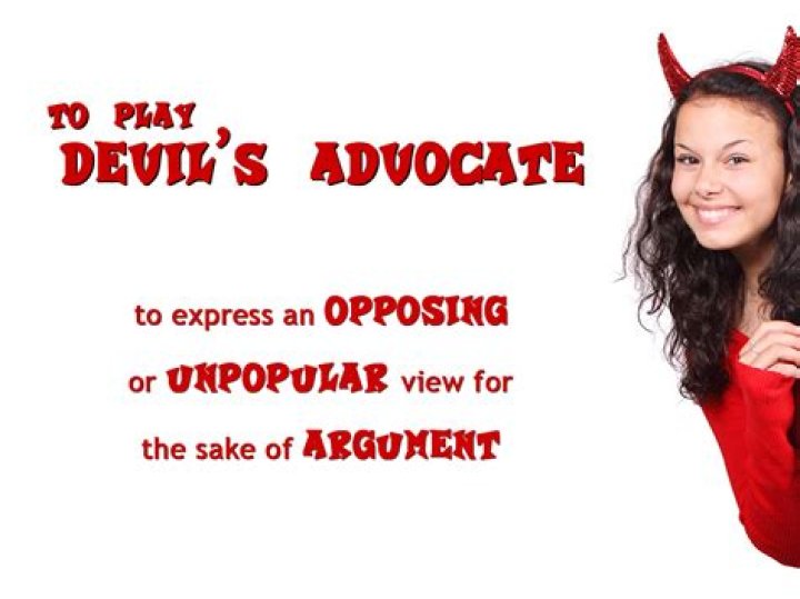 Is devil's advocate an idiom?