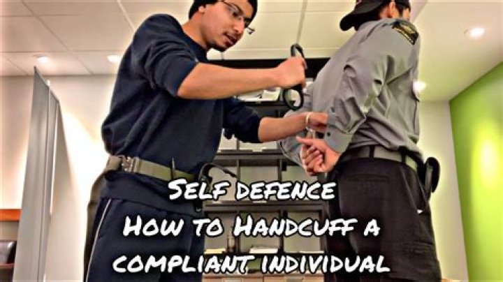 Is it illegal to handcuff someone?