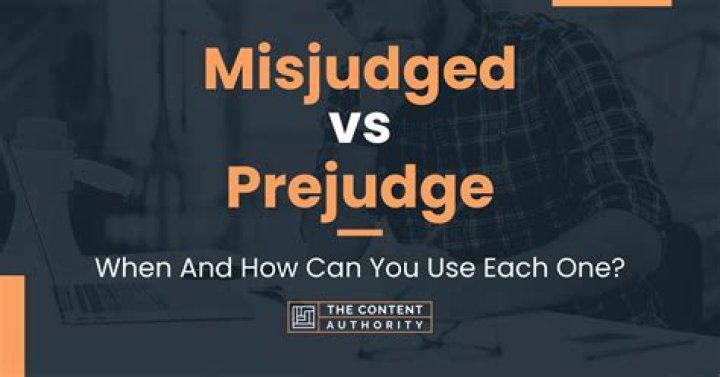 Is misjudged a real word?