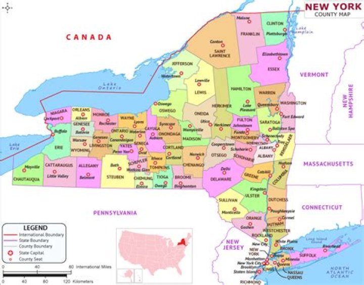 Is new york a contiguous states?