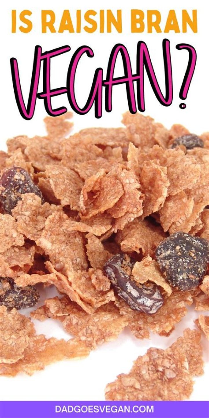 Is raisin bran vegan?