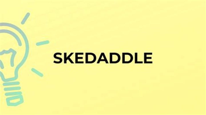 Is skedaddle an american word?