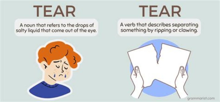 Is tear stain one word?