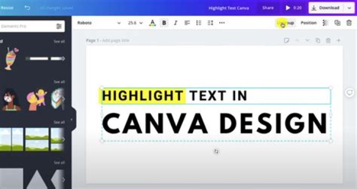 Is the highlight tool?