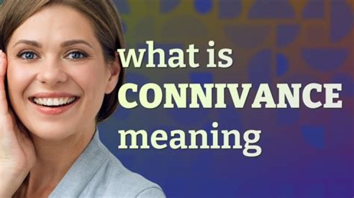 Is there such a word as connivance?