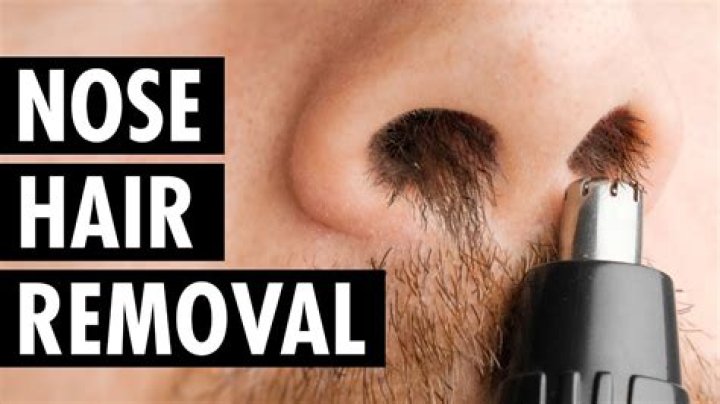 On nose hair removal?