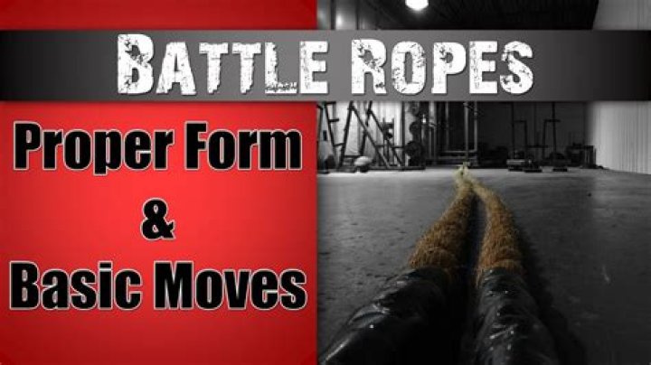 Should battle ropes hit the floor?