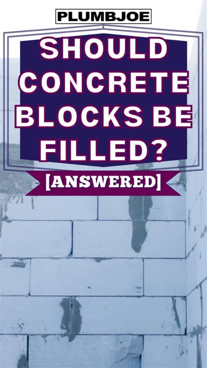 Should concrete blocks be sealed?