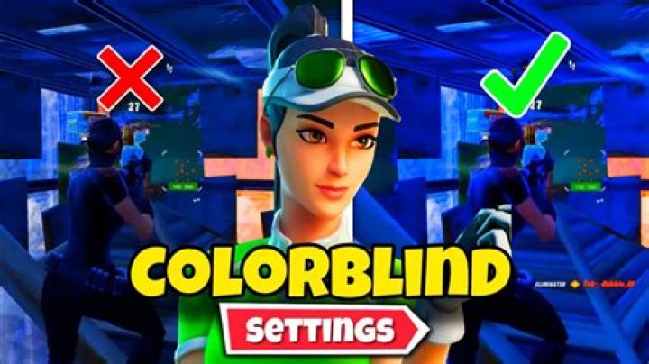 Should i use colorblind mode in fortnite?