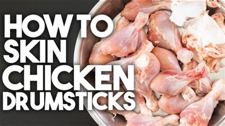 Should you remove skin from chicken drumsticks?