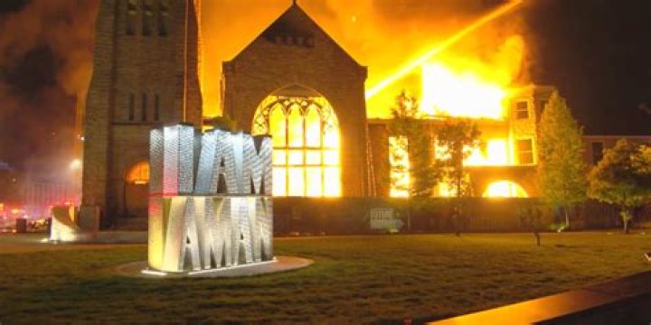 Was a church burned in washington dc?