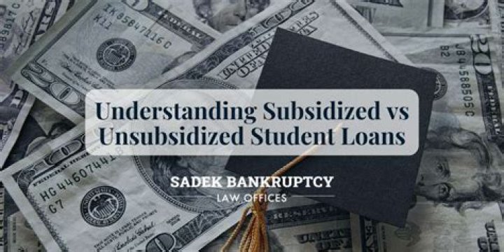 What's subsidized loan vs unsubsidized?