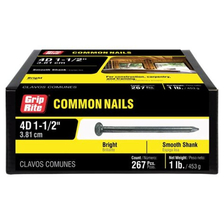 What are bright steel nails?