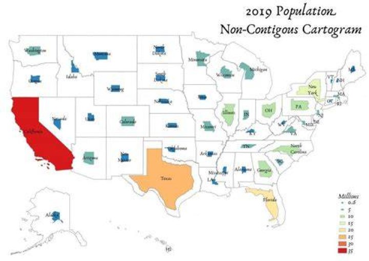 What are the non contiguous states?