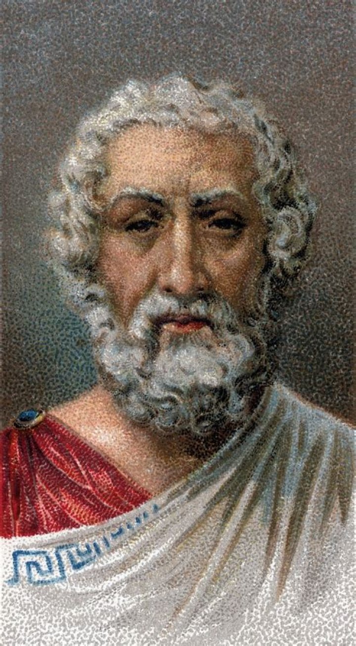 What did the poet tell with a sigh?