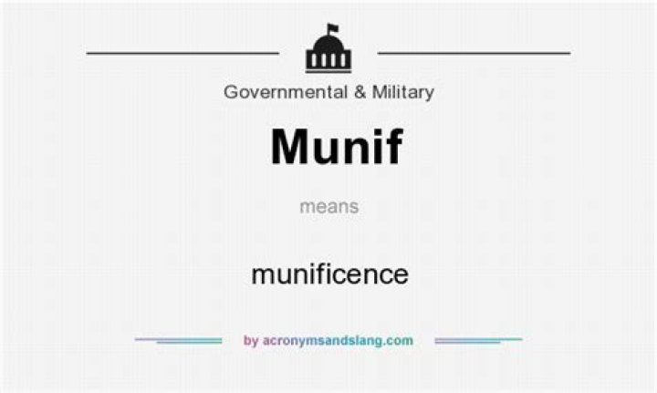 What do munificence mean?
