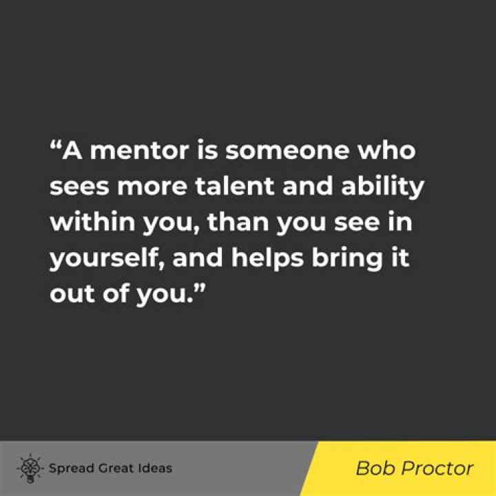 What do you call someone who is being mentored?