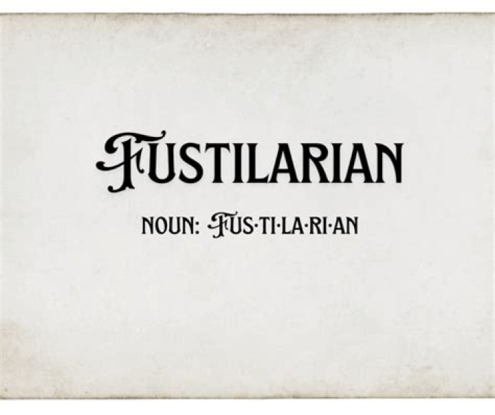 What does fustilarian mean?