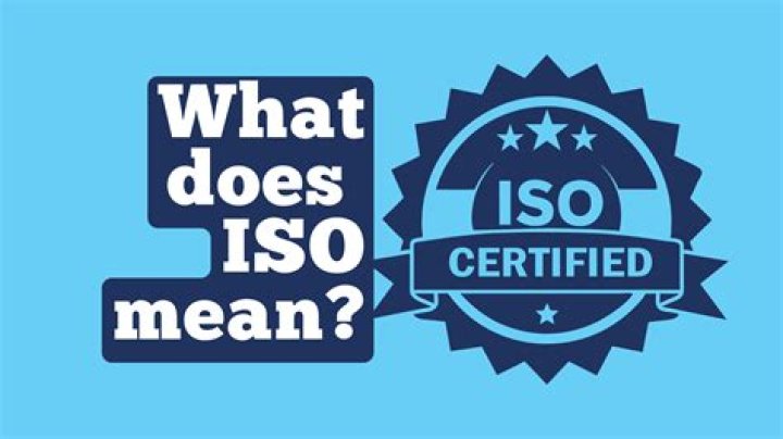 What does iso logo mean?