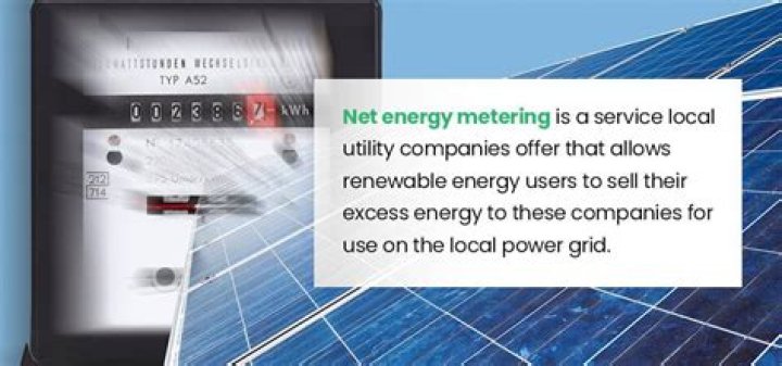 What does net metering mean?