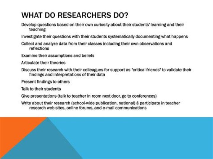 What does researchers do?