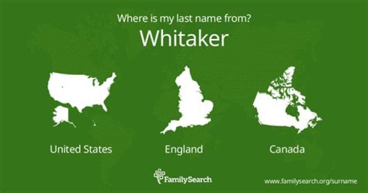 What does the name whitaker mean?