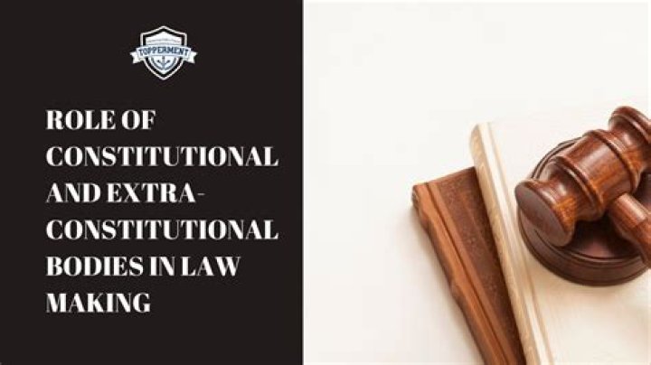 What does the word extra constitutional mean?