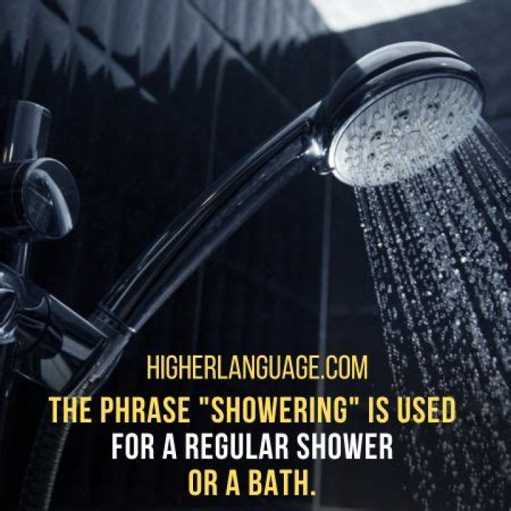 What does unshowered meaning?