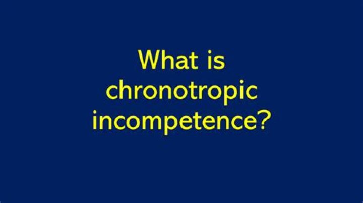 What is chronotropic incompetence definition?
