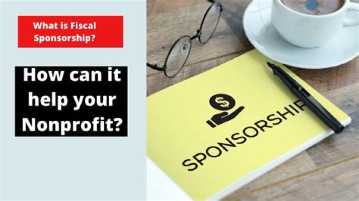 What is fiscal sponsorship?