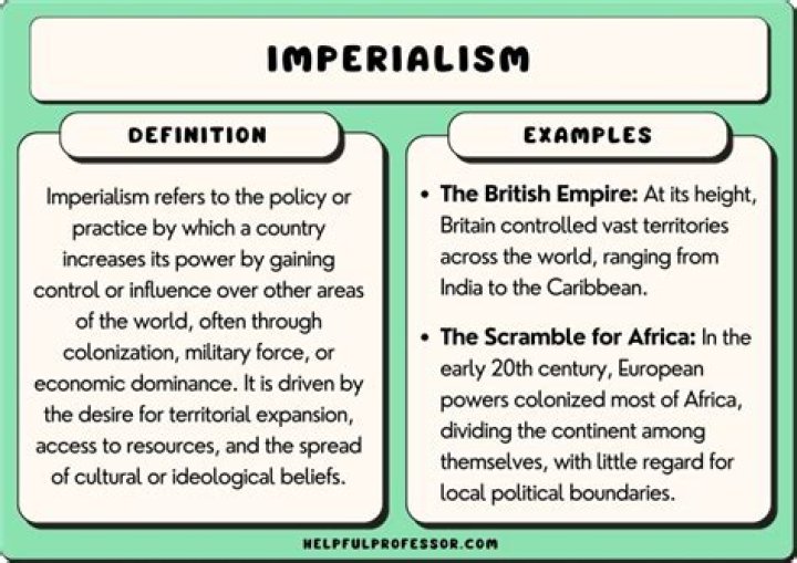 What is imperialistic attitude?