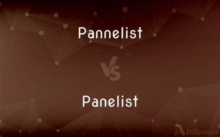 What is panelist spelling?