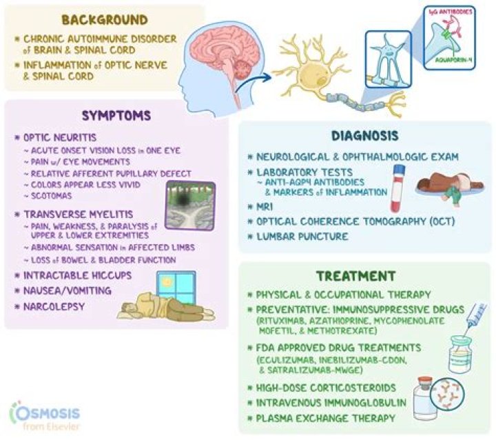 What is the cause of neuromyelitis?