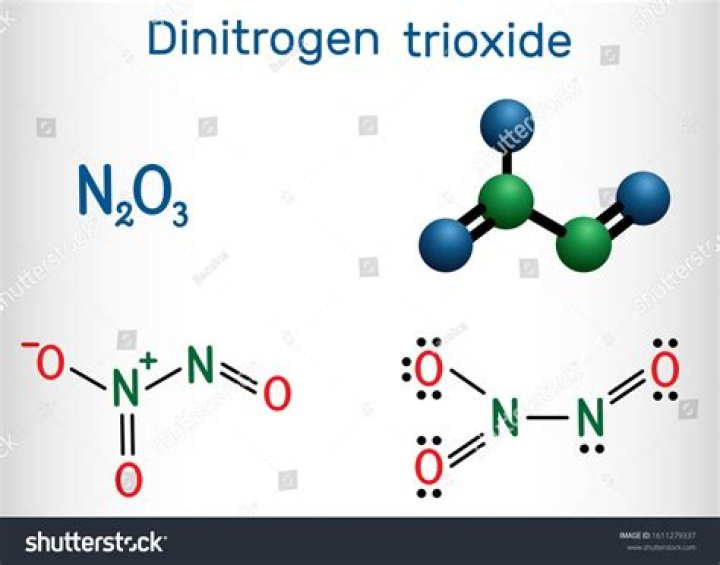 What is the correct chemical formula for dinitrogen trioxide?