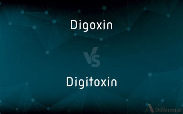 What is the difference between digitoxin and digoxin?
