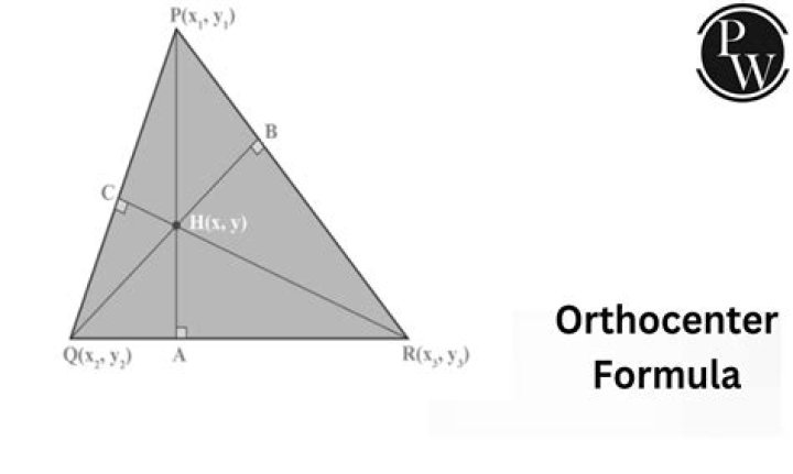 What is the formula of orthocentre?